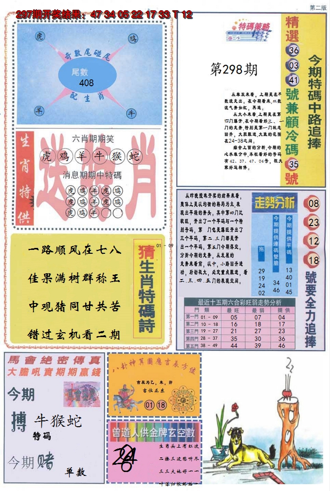 2024298期曾道人内幕消息B