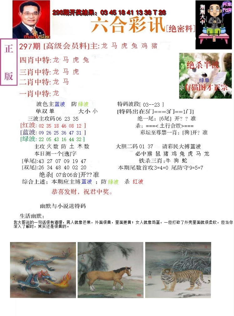 2024297期六合彩讯-2