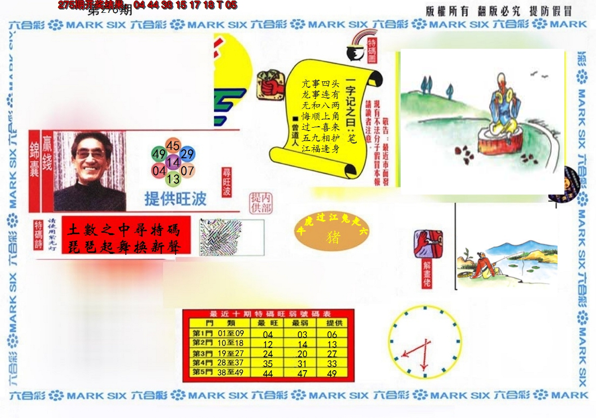2024276期特码王(信封)