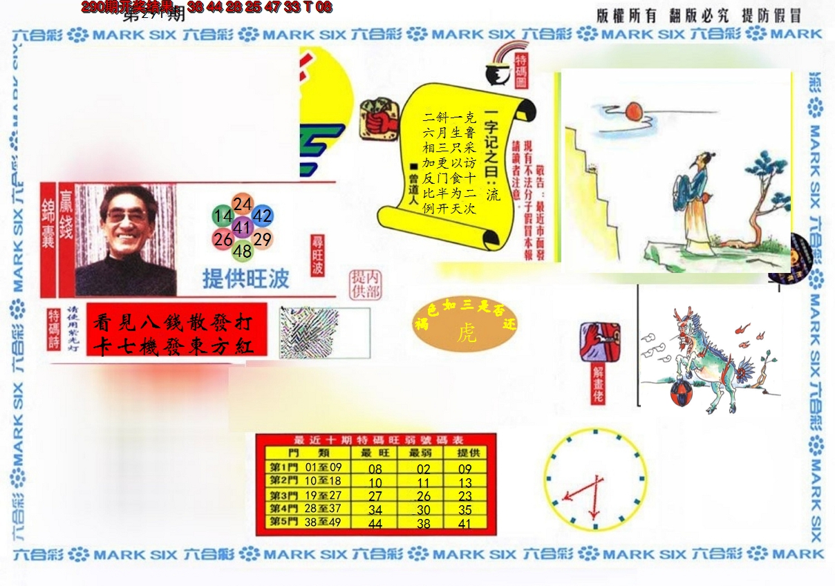 2024291期特码王(信封)