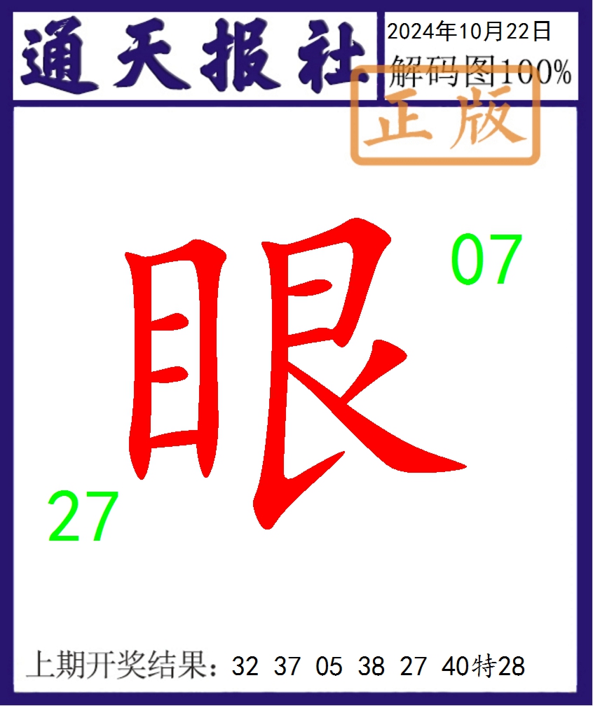 2024296期通天报解码图