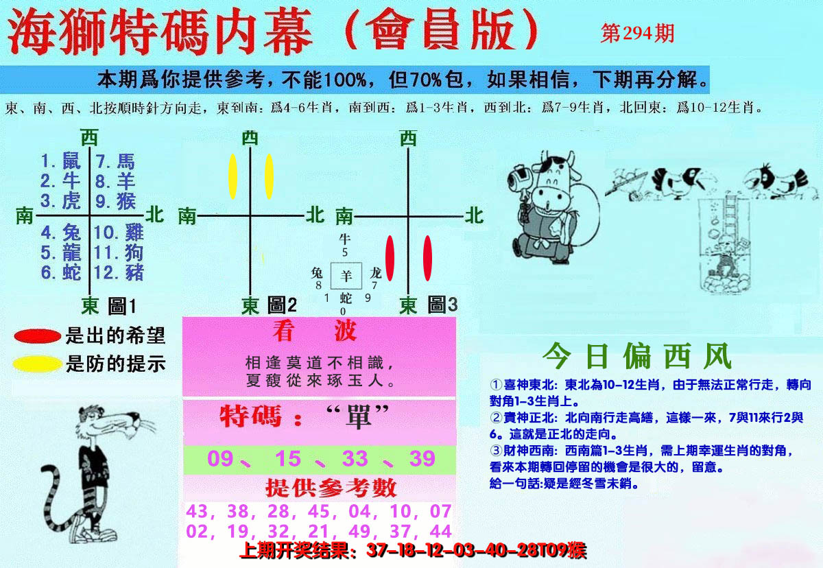 2024294期另版海狮特码内幕报
