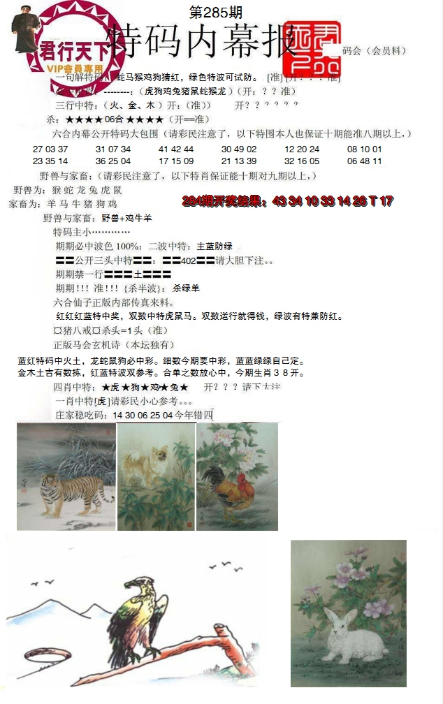 2024285期特码内幕报