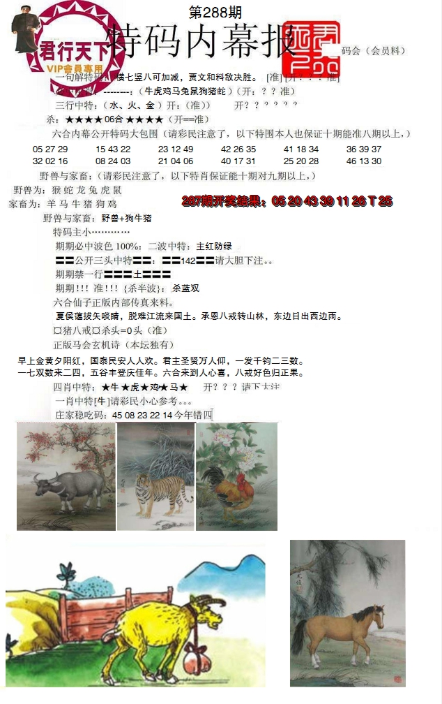 2024288期特码内幕报