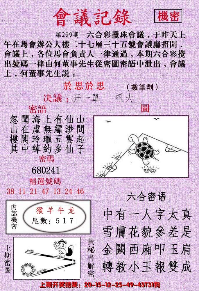 2024299期会议记录