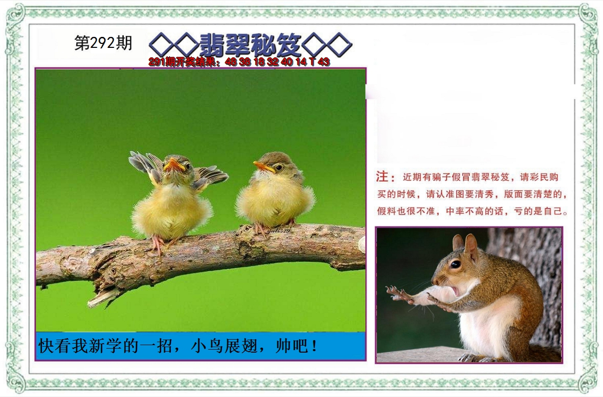 2024292期翡翠秘笈