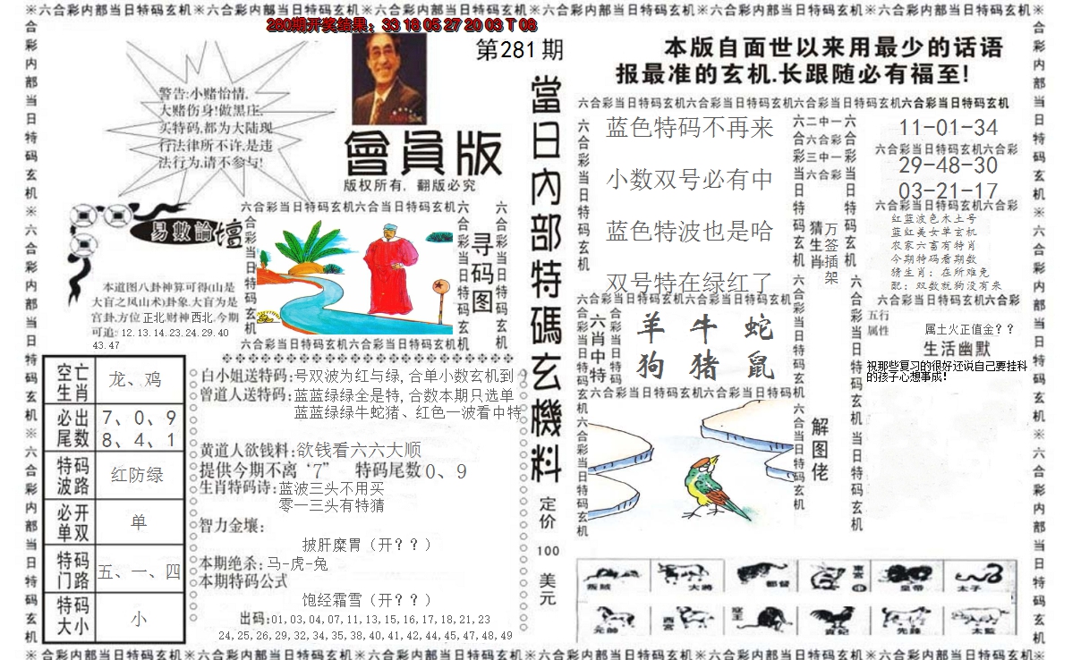2024281期当日特码玄机报