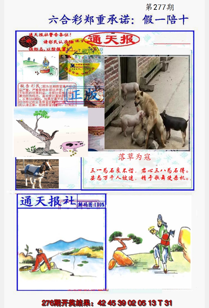2024277期假一陪十通天报