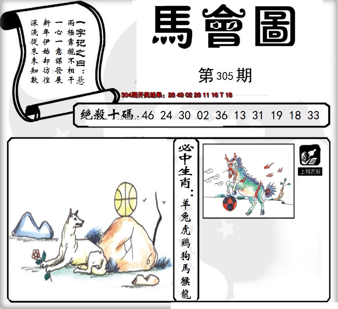 2024305期马会图