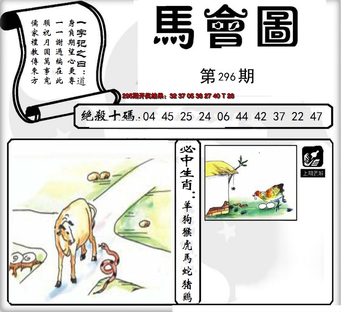 2024296期马会图