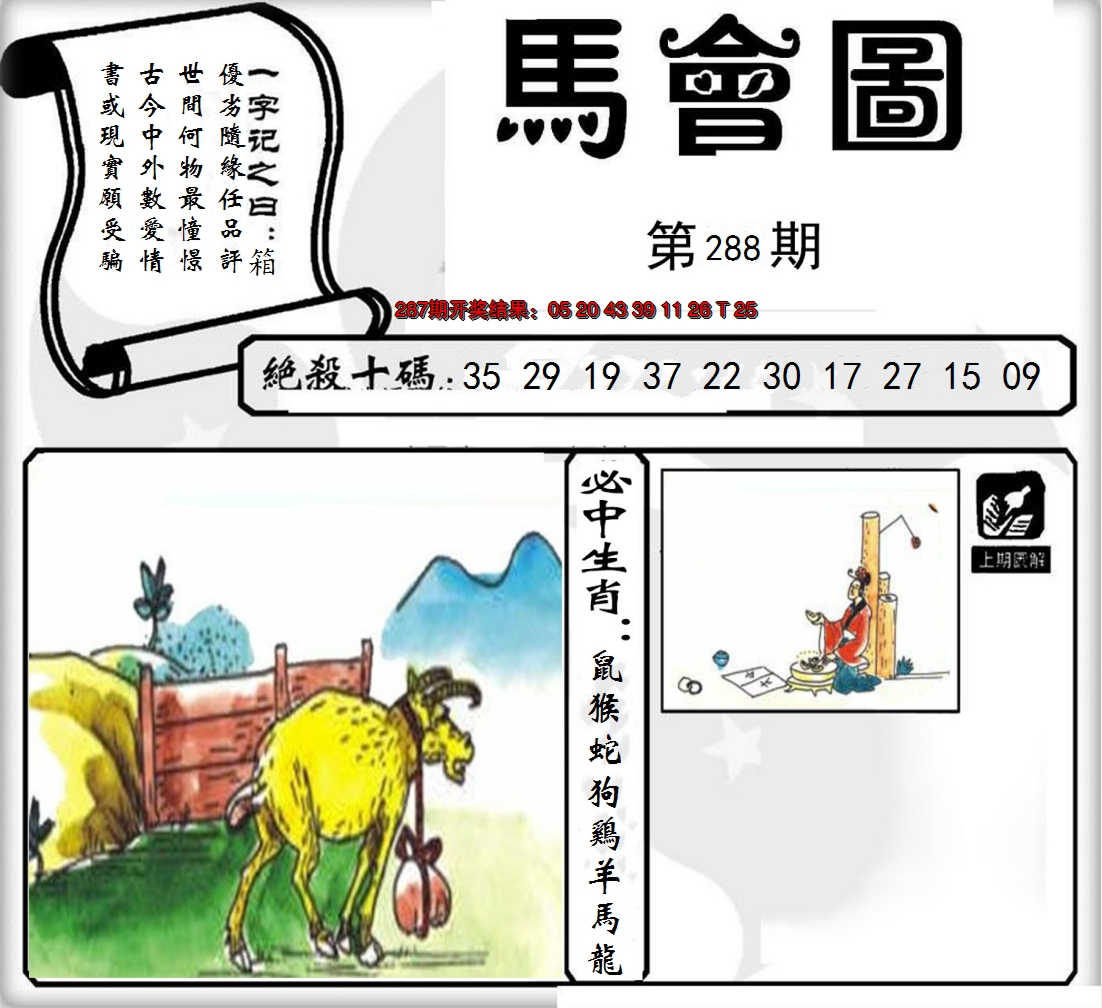 2024288期马会图