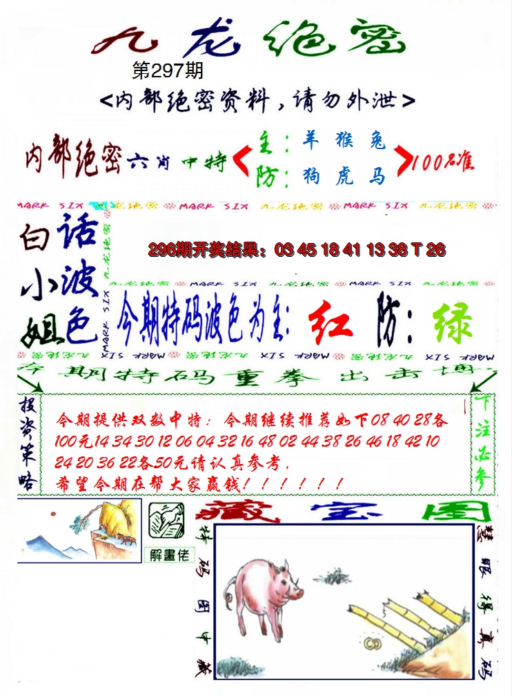 2024297期九龙密报