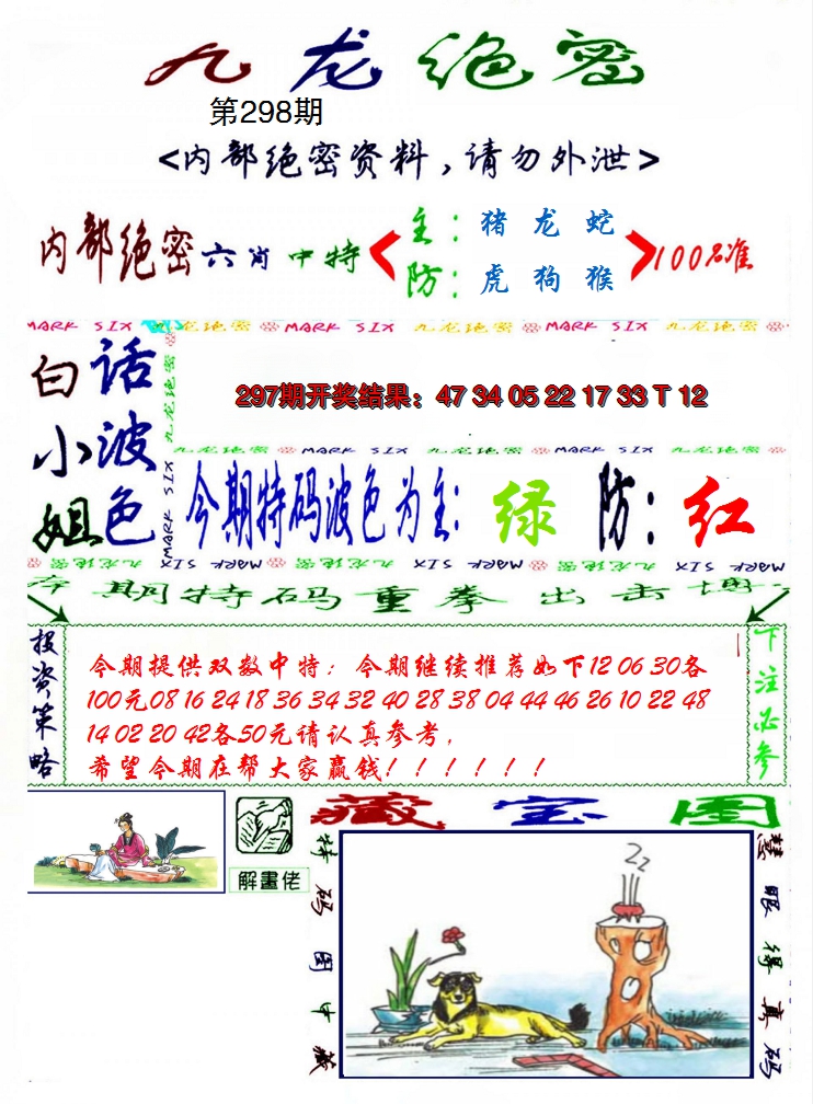 2024298期九龙密报