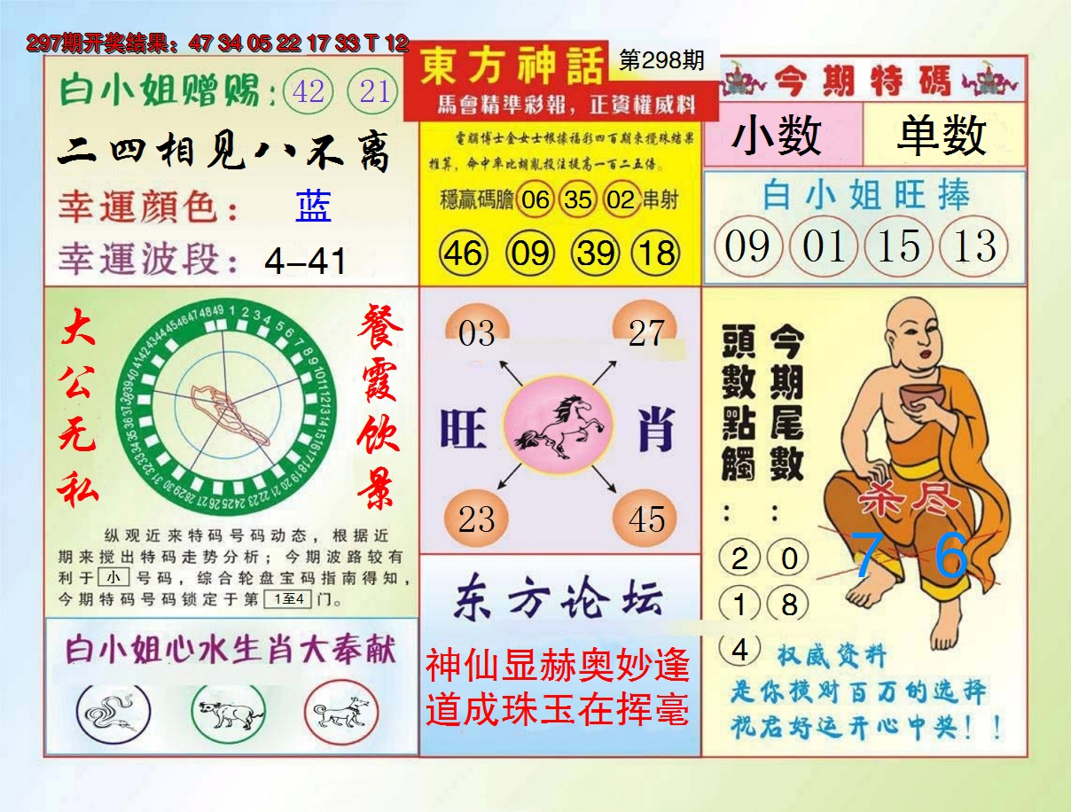2024298期东方神话