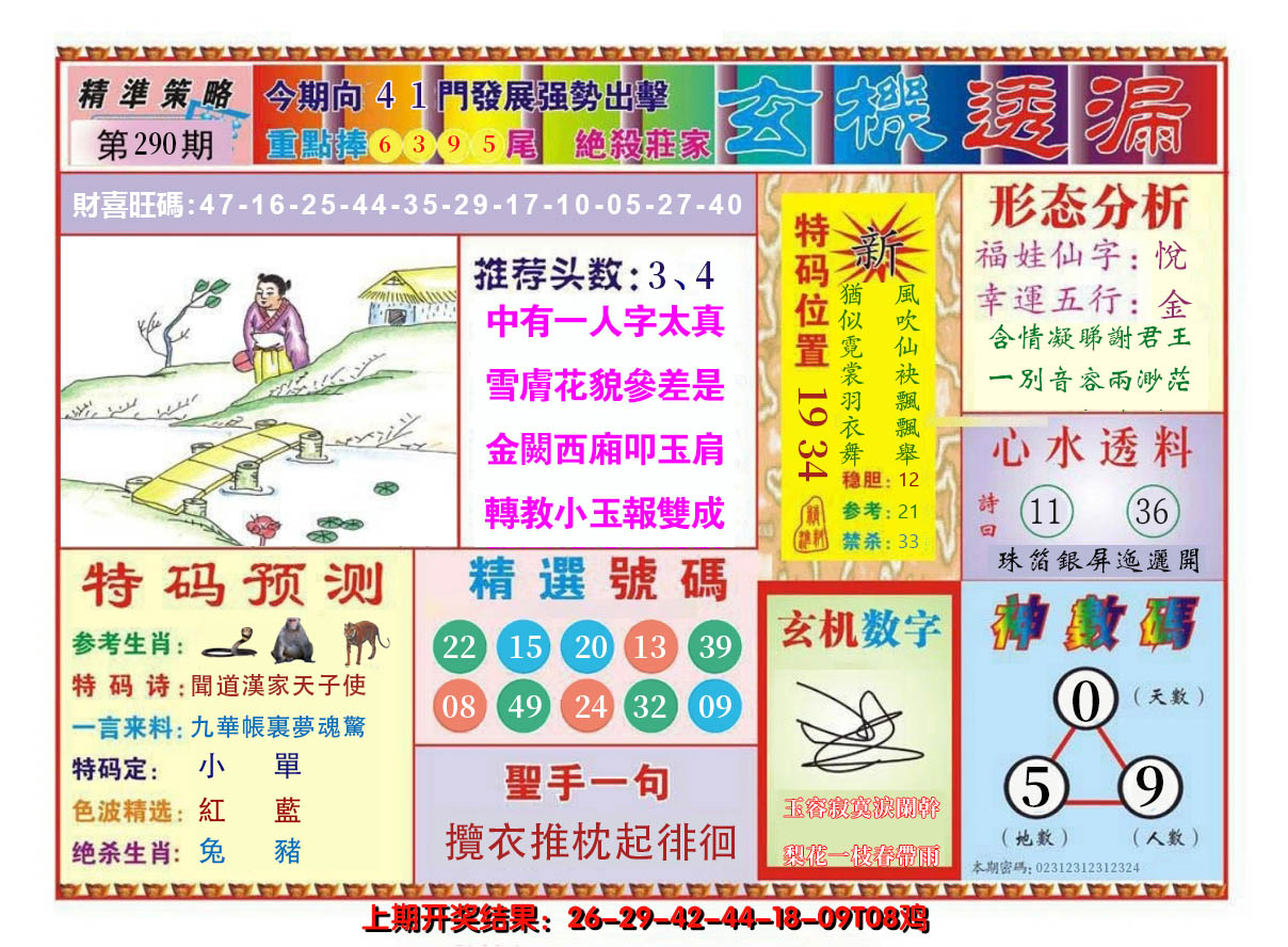 2024290期玄机透漏