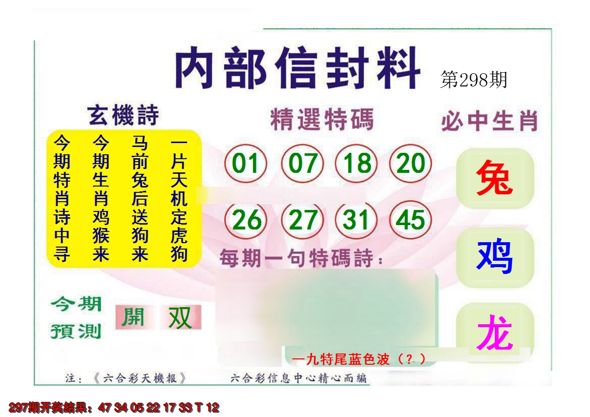 2024298期内部信封料