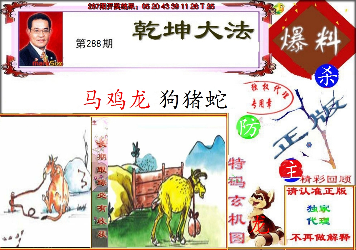 2024288期乾坤大发