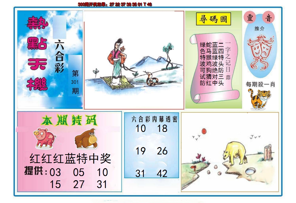 2024301期热点天机