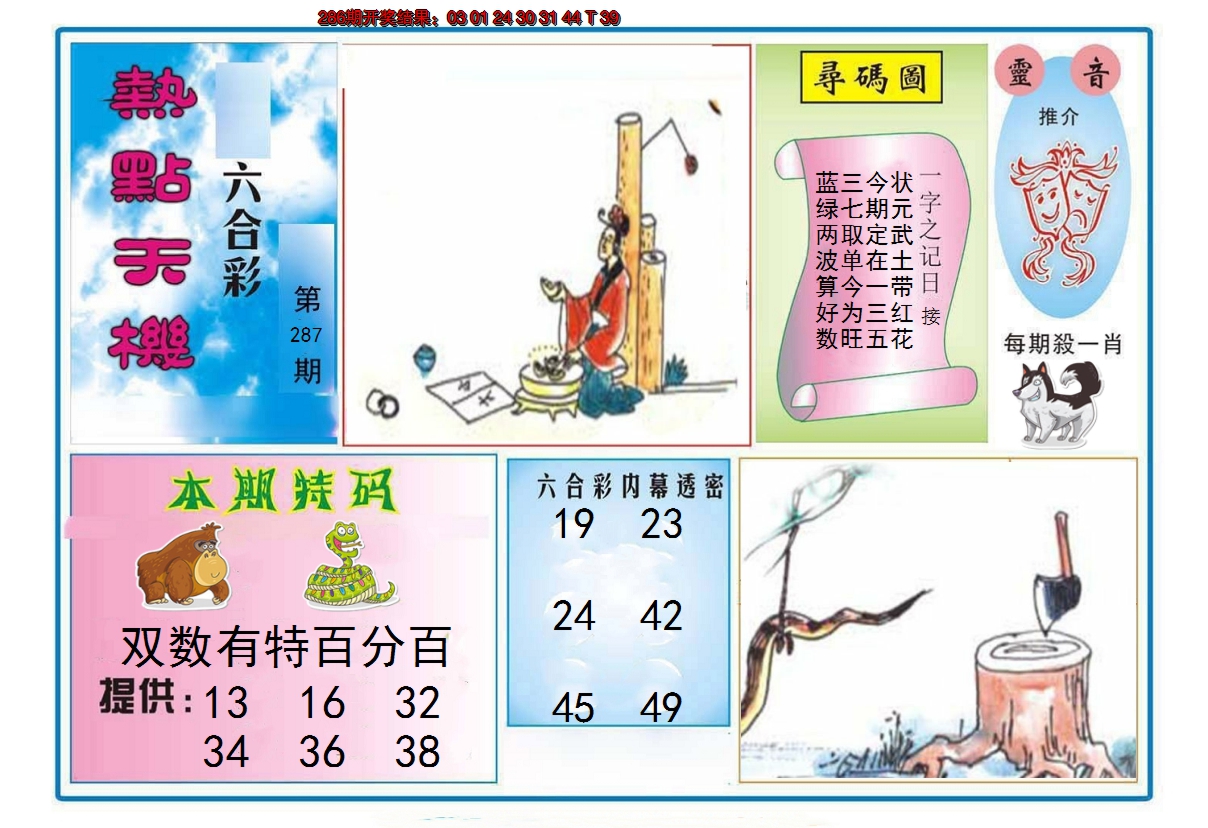 2024287期热点天机