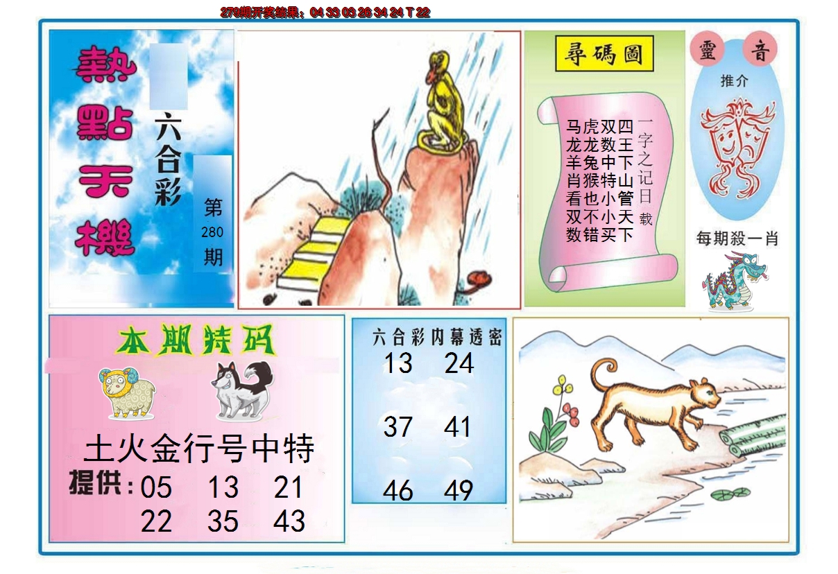 2024280期热点天机