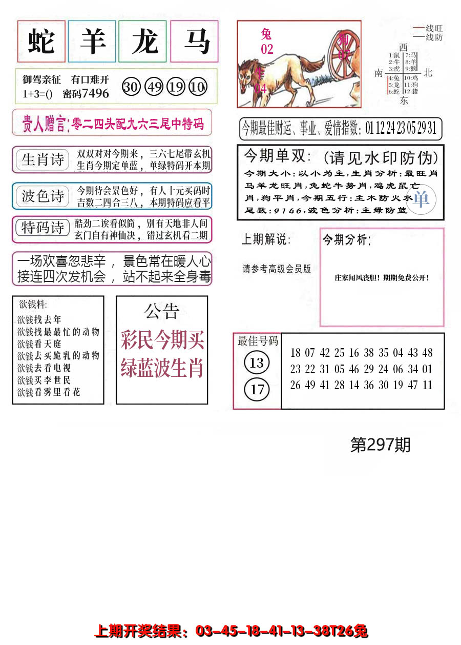 2024297期凤凰闲情A
