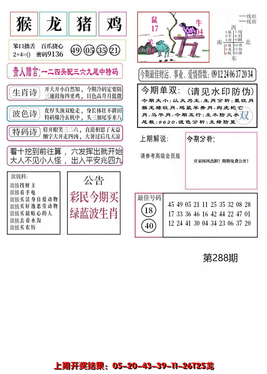2024288期凤凰闲情A