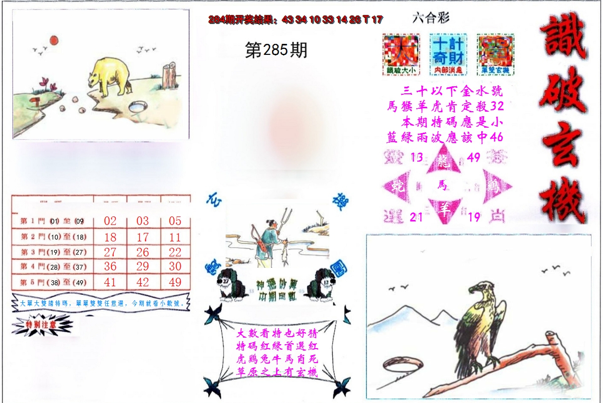 2024285期识破玄机