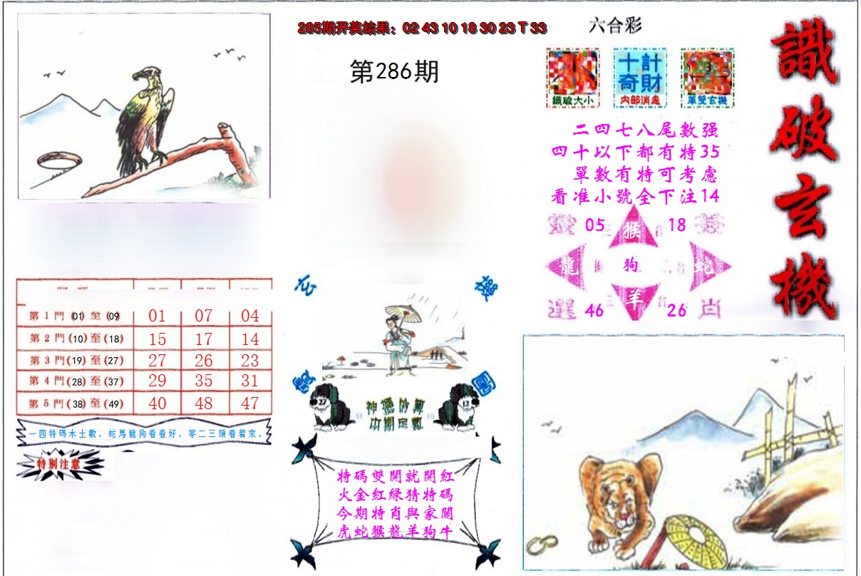 2024286期识破玄机