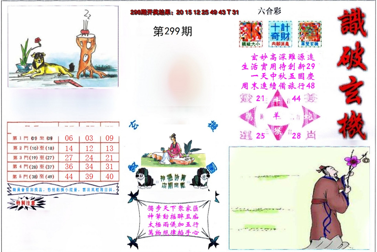 2024299期识破玄机