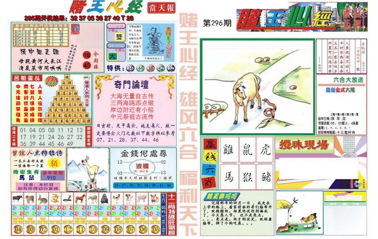2024296期赌王心经