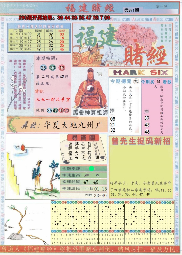 2024291期福建赌经A