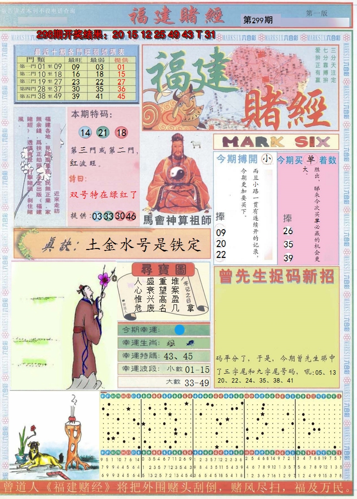 2024299期福建赌经A