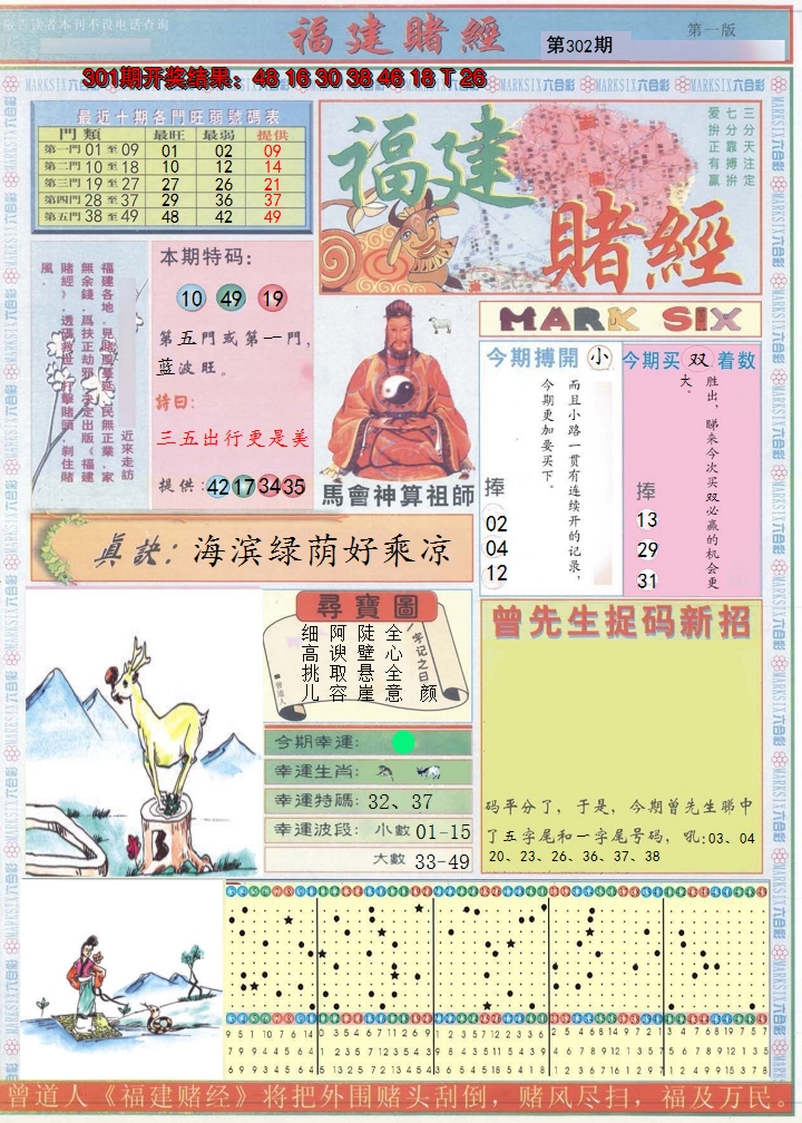 2024302期福建赌经A