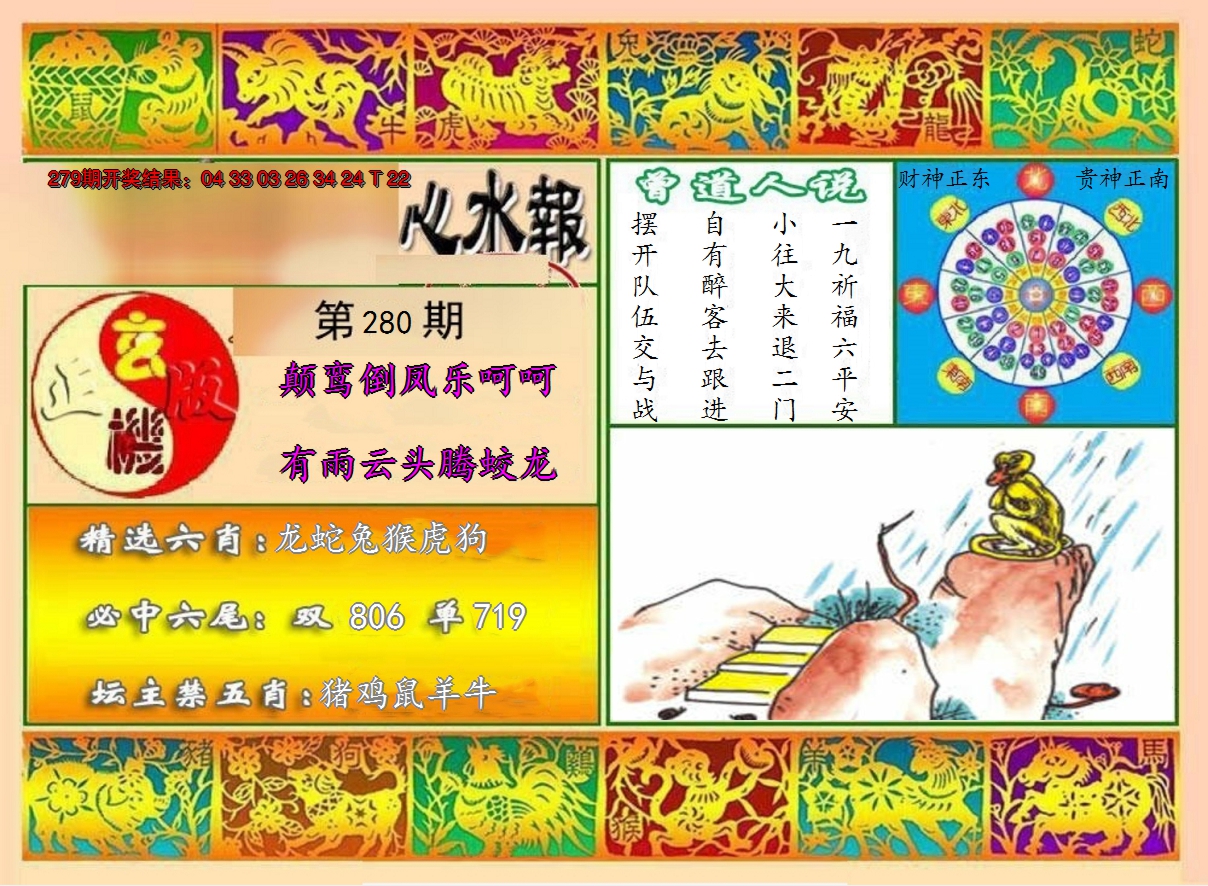 2024280期九龙心水报