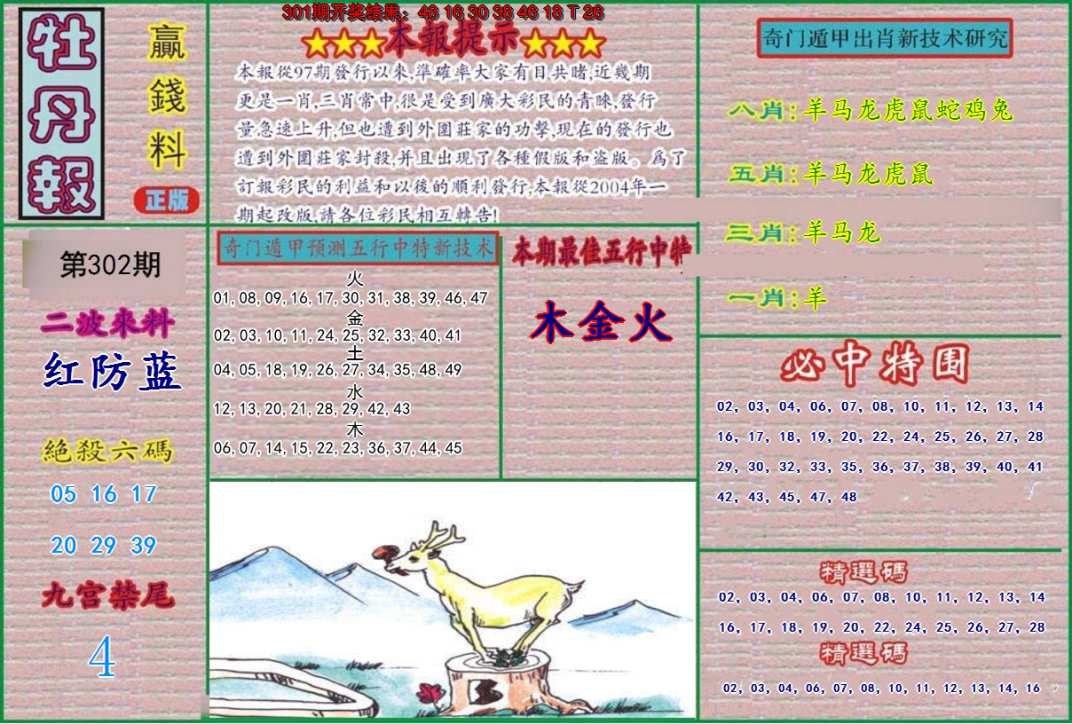 2024302期牡丹报