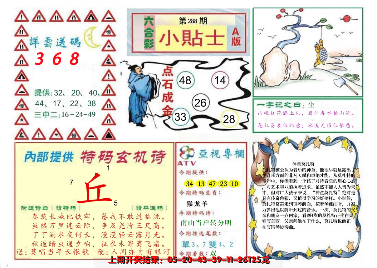 2024288期小贴士A