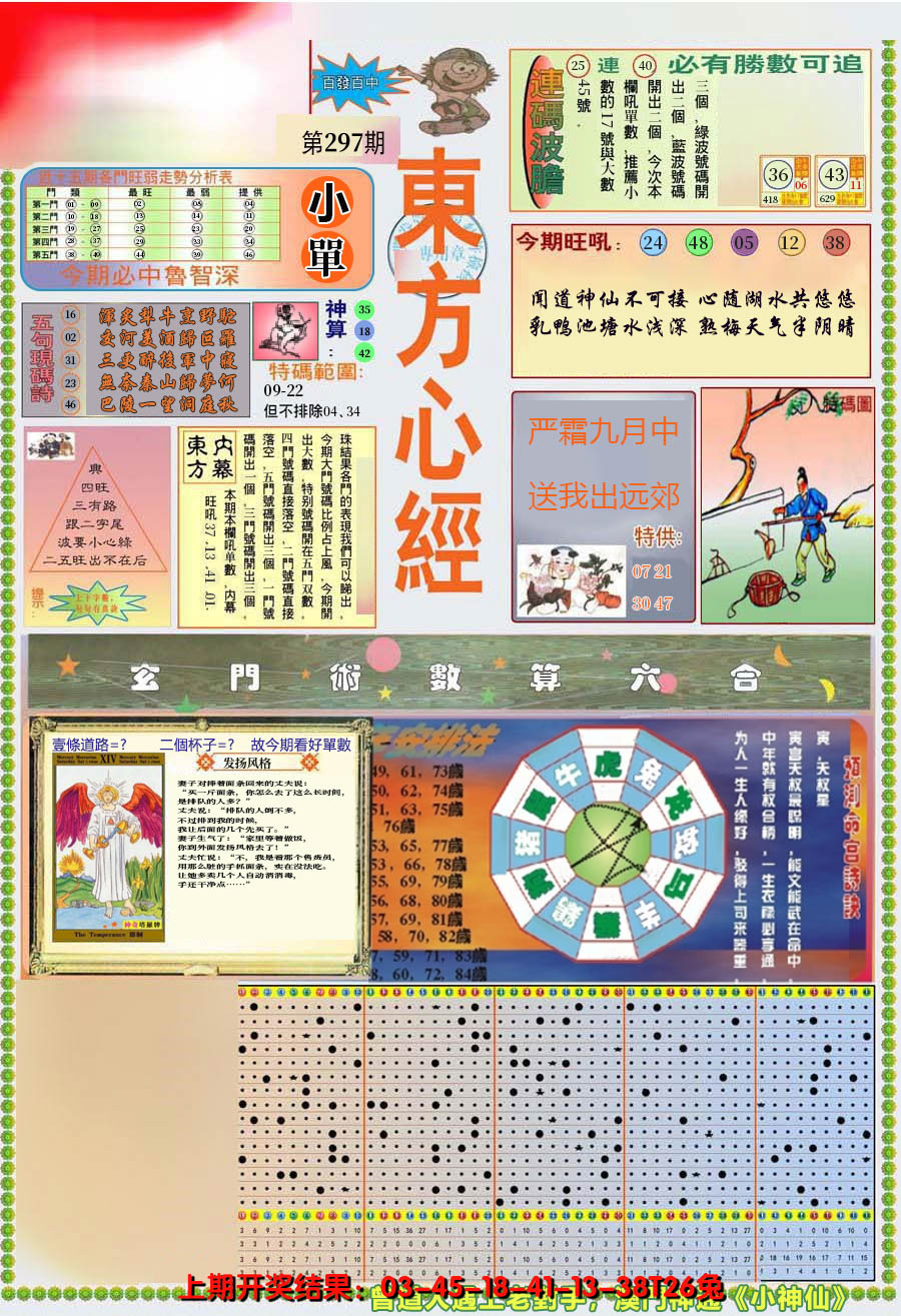 2024297期(新版)东方心经A