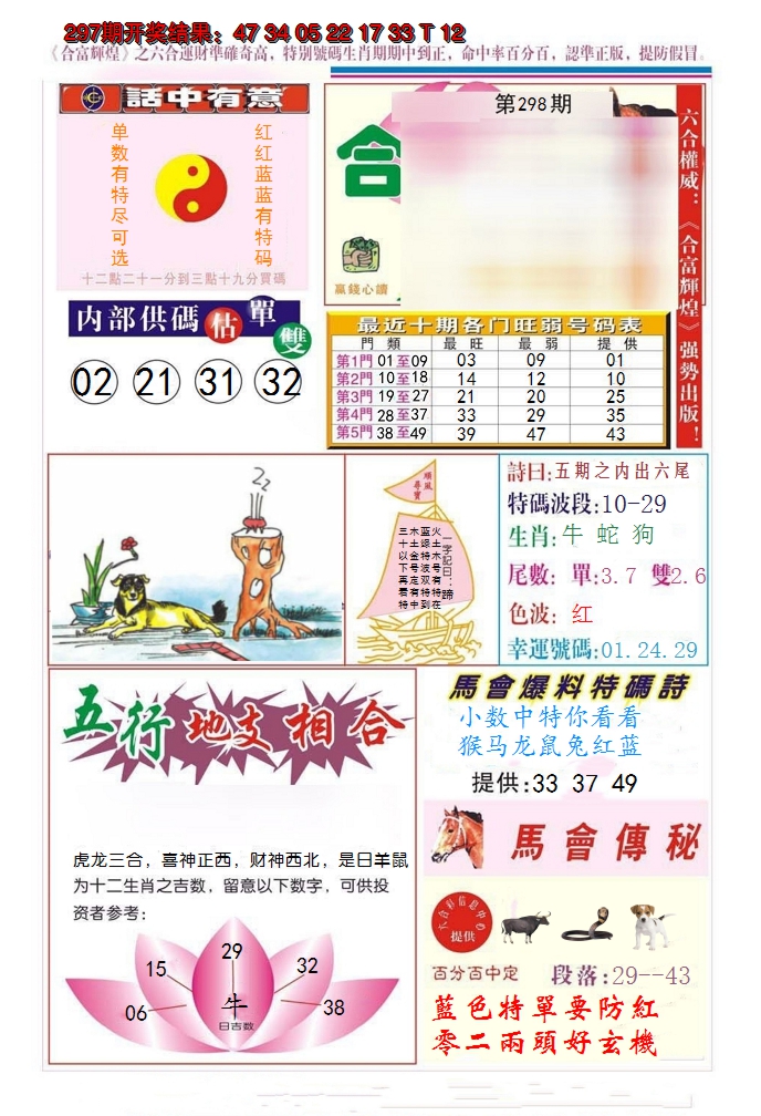 2024298期合富辉煌