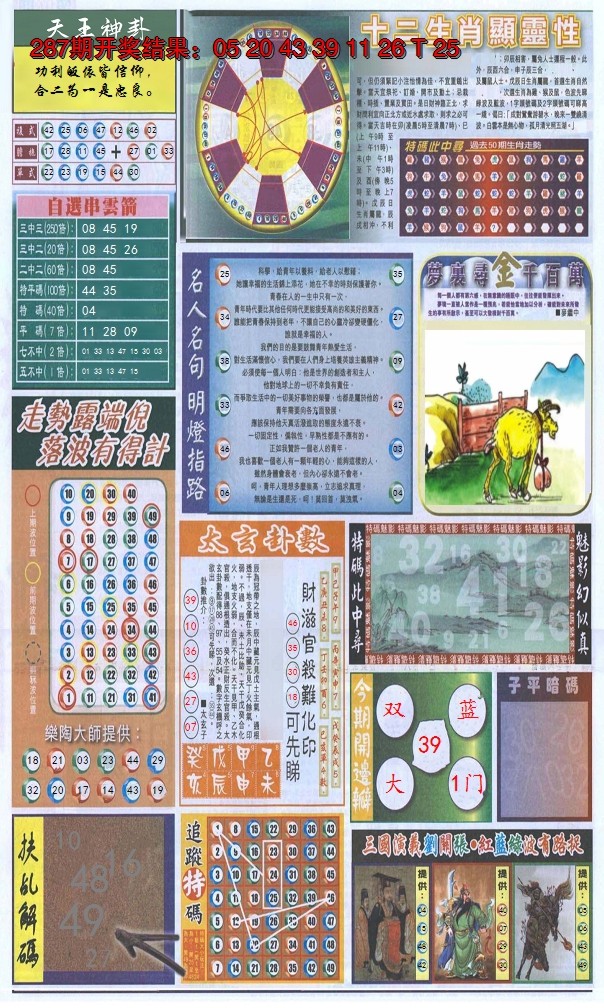 2024288期新报跑狗-2(背面)
