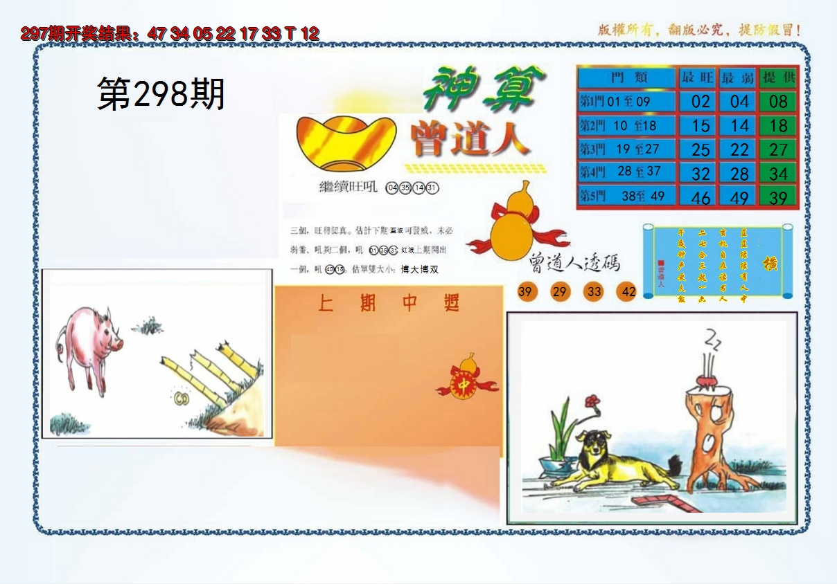 2024298期4-神算
