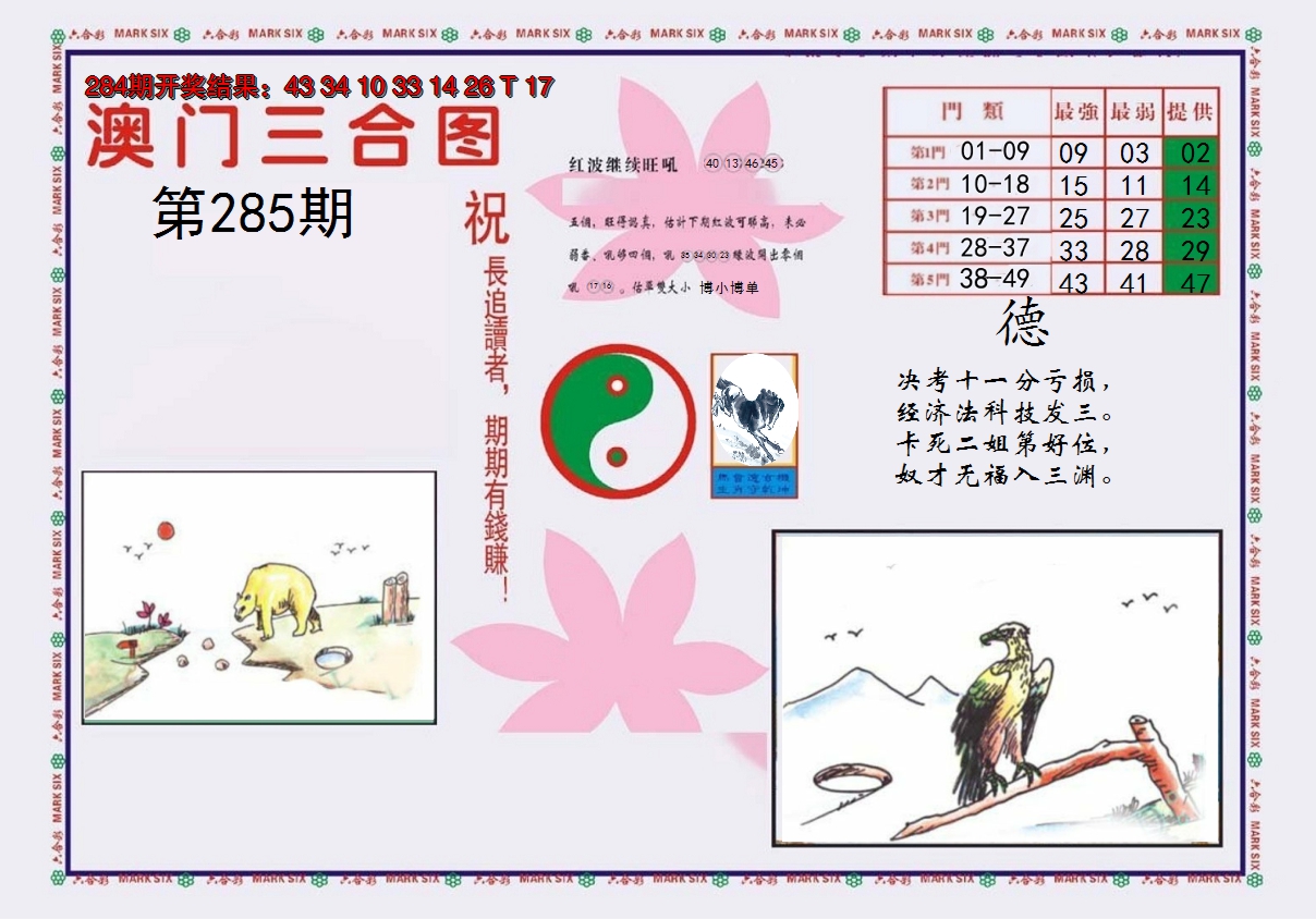 2024285期4-澳门三合