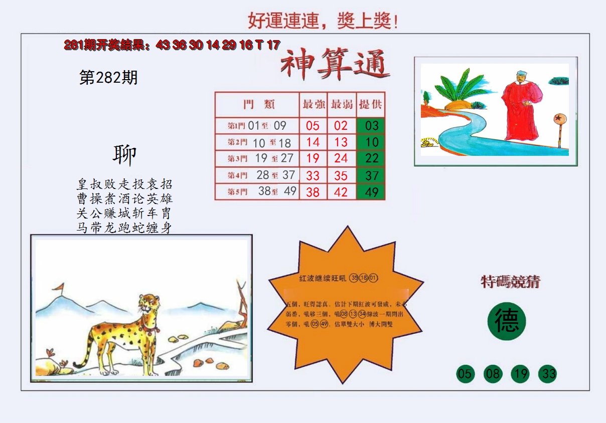 2024282期4-台湾神算