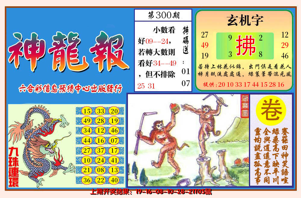 2024300期神龙报