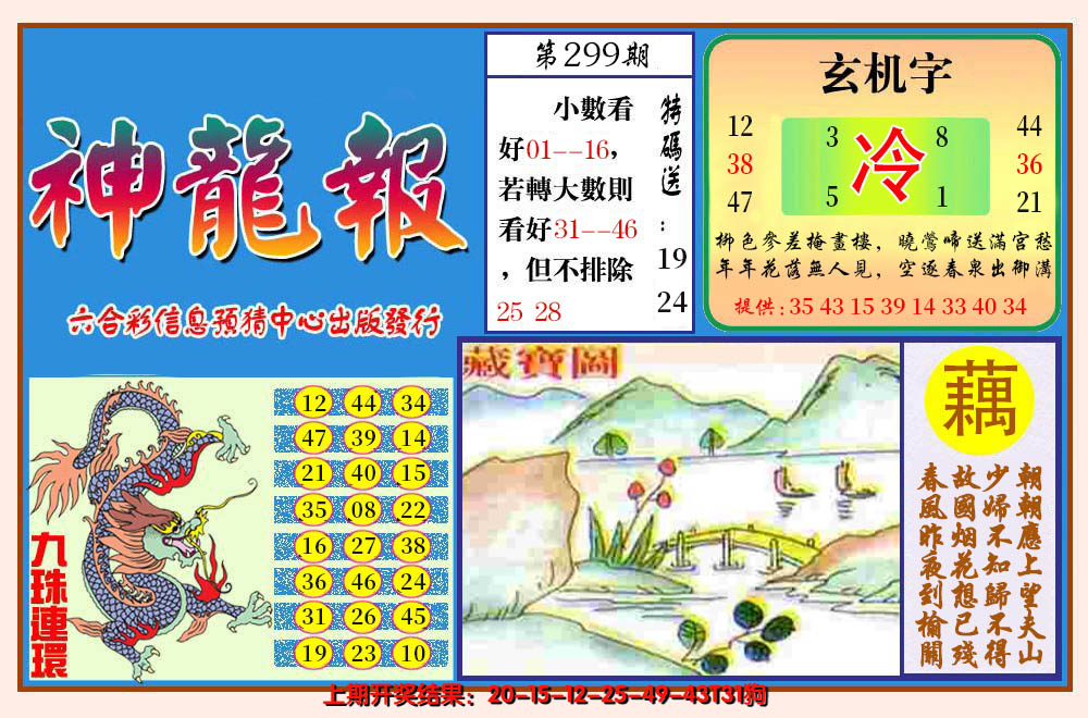 2024299期神龙报