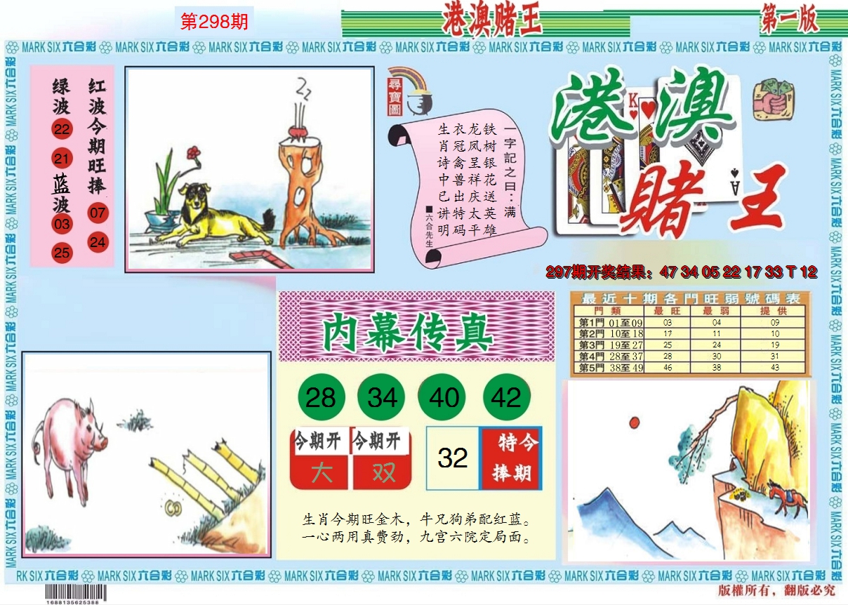 2024298期港澳赌王A