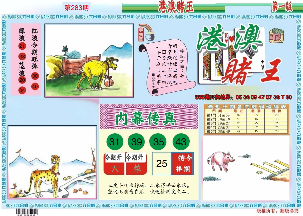 2024283期港澳赌王A