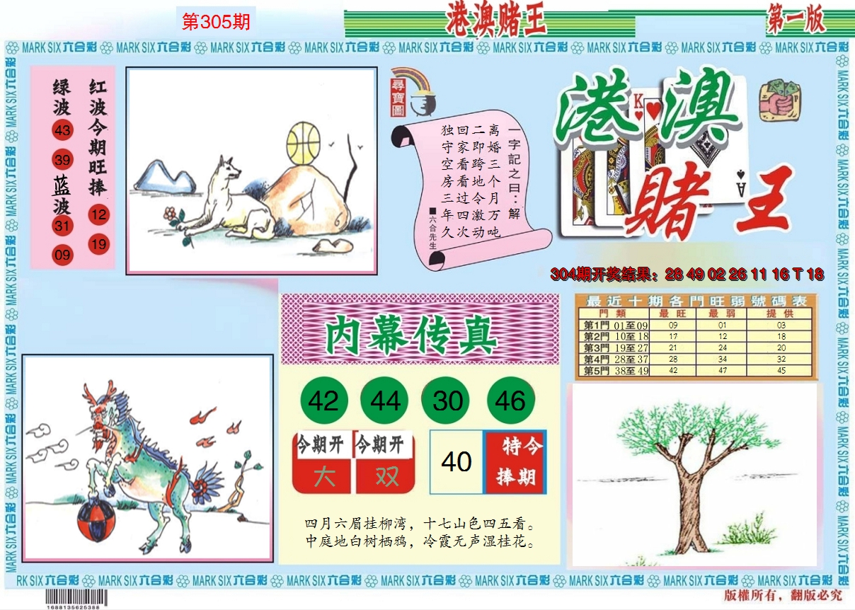 2024305期港澳赌王A