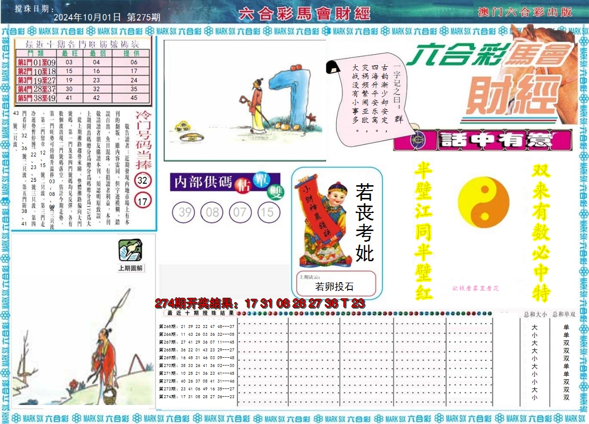 2024275期马会财经A