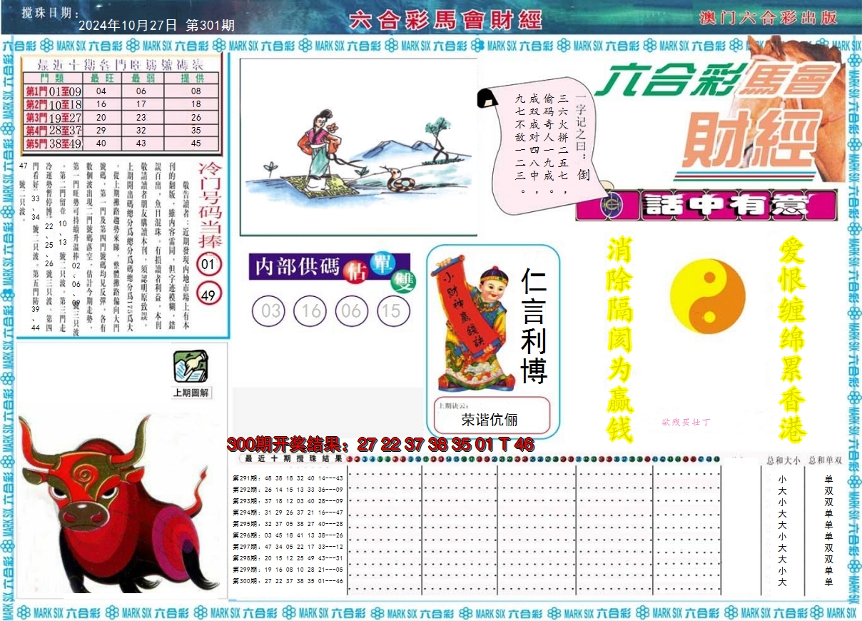 2024301期马会财经A