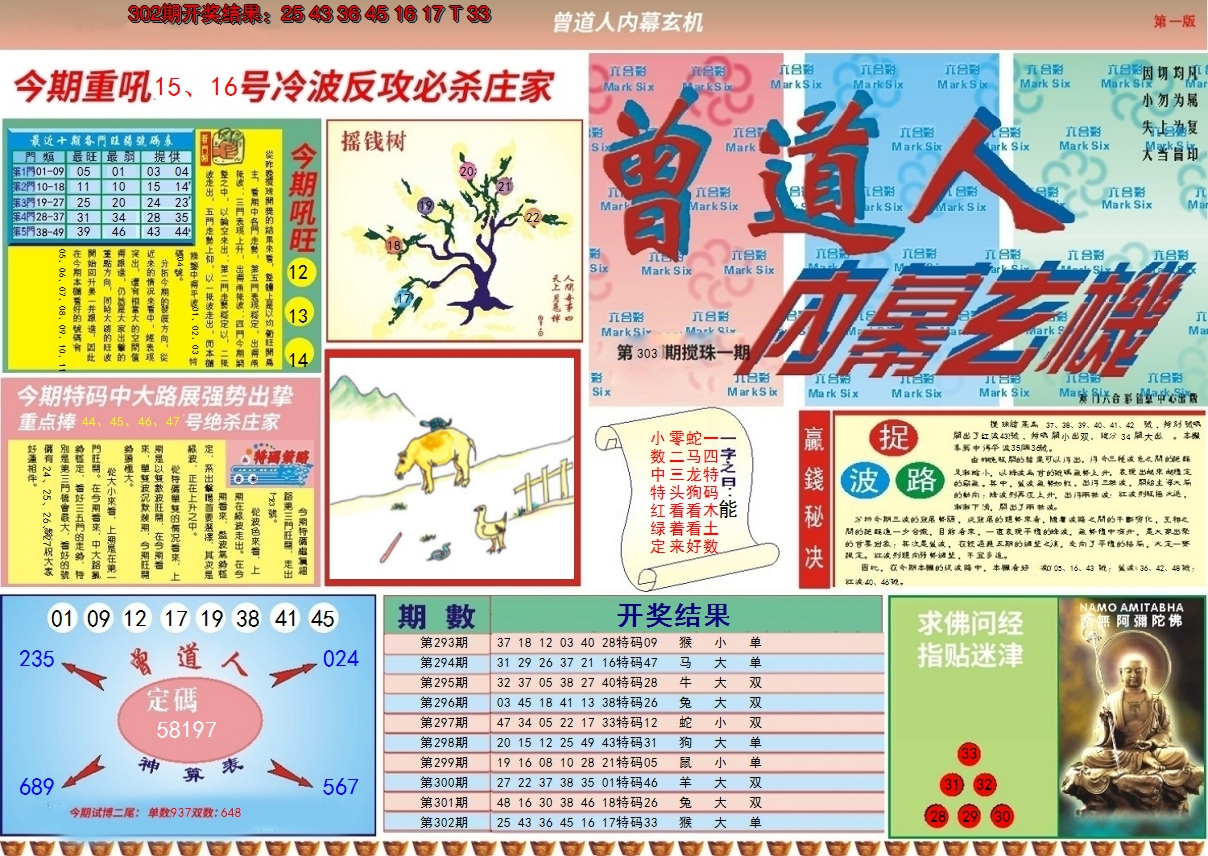 2024303期曾道人内幕A